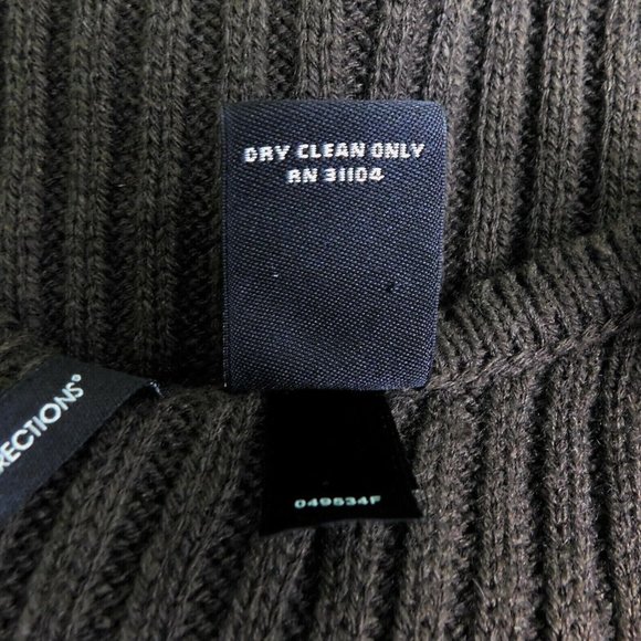 New Directions Women's Faux Fur Vest Cardigan, Size L, Brown, 100% Acrylic - Picture 5 of 7